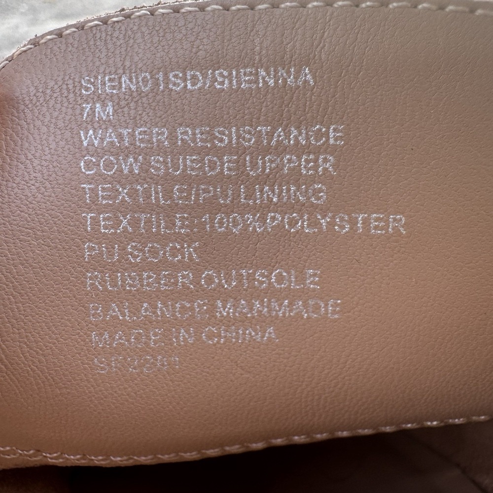 Blondo Sienna Mule Women's Sz 7 Taupe Leather Clog Slide On Shoe - Picture 9 of 9